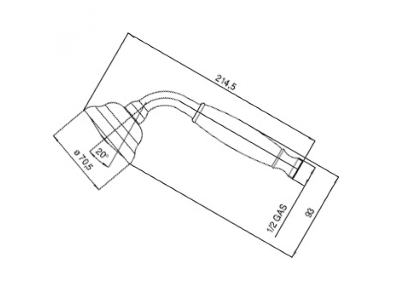 Купить Лейка ручная Bossini CHARLESTON B00570.022, бронза