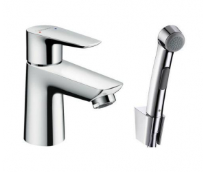 Смеситель Hansgrohe Talis E 71729000 для раковины с гигиеническим душем, хром