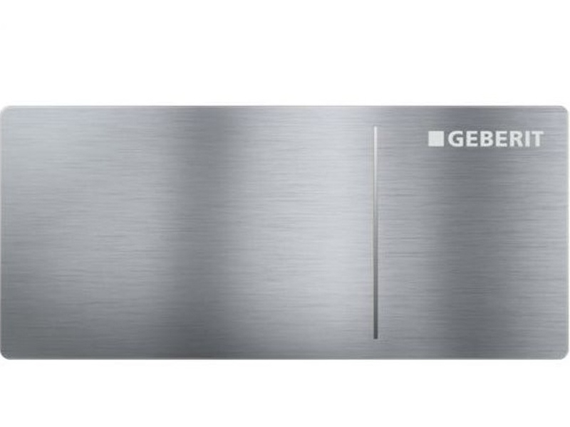 Купить Клавиша Geberit Omega Type 70 115.083.FW.1 для унитаза, двойной смыв, алюминий, цвет нержавеющая сталь