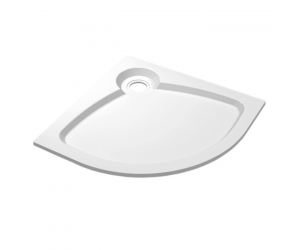 Поддон душевой Cezares Tray TRAY-S-R-100-550-56-W, 100 х 100 см, белый, из искусственного камня