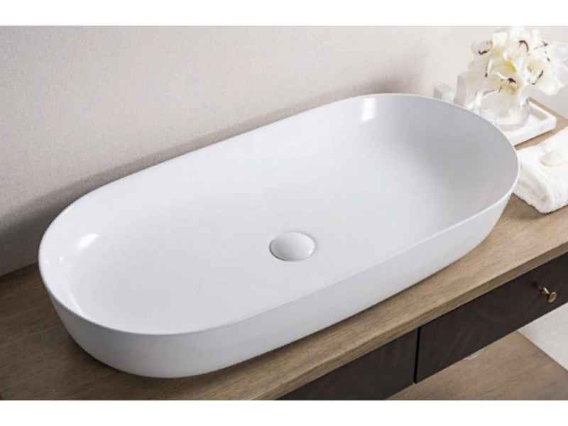 Купить Раковина BelBagno BB1349 накладная 81 х 41 х 13.5 см