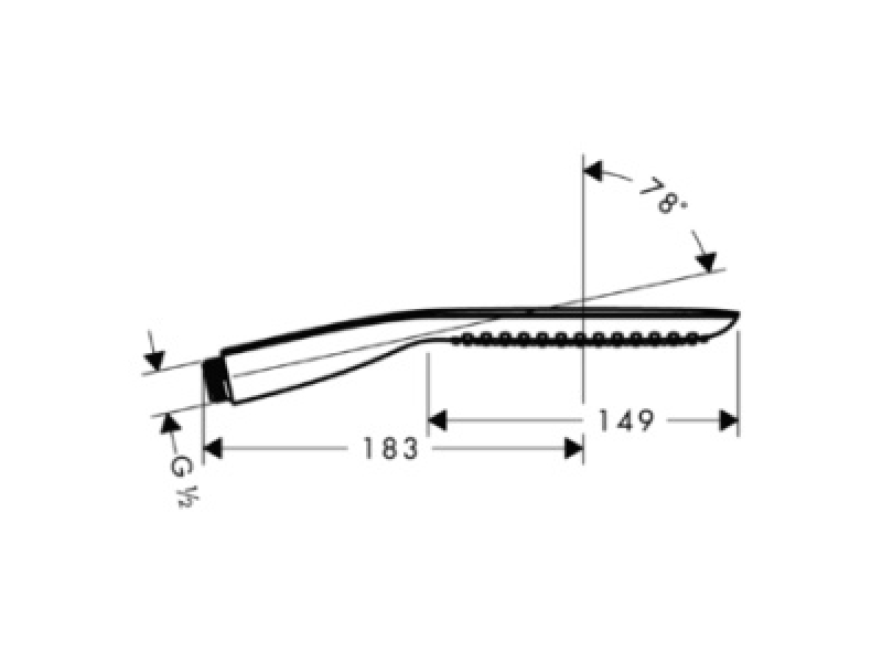 Купить Ручной душ Hansgrohe PuraVida 120 1 iet 28558400, белый/хром