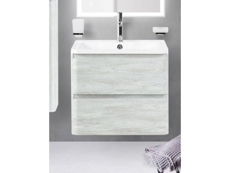 Купить Тумба под раковину Belbagno Albano 60 cм подвесная, Rovere Vintage Bianco, ALBANO-600-2C-SO-RVB