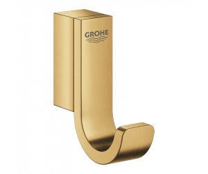 Крючок одинарный Grohe Selection 41039GN0, золото матовое