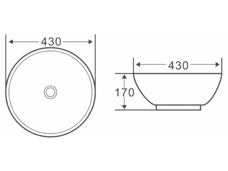 Купить Раковина BelBagno BB1077 накладная 43 х 43 х 17 см