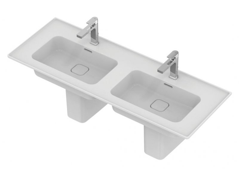 Купить Раковина двойная Ideal Standard Strada II Vanity 124 см, белый, T300501