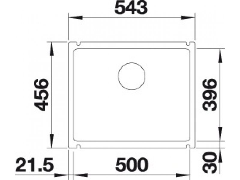 Купить Мойка Blanco Subline 500-U 523733, белый глянцевый