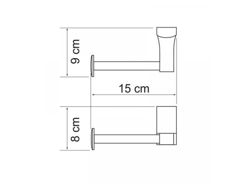 Купить Держатель для туалетной бумаги WasserKRAFT Leine 5096WHITE