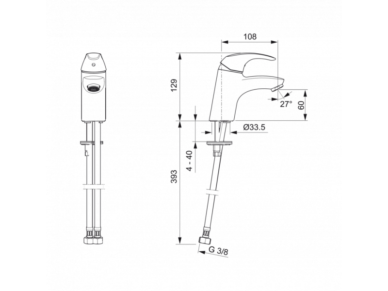 Купить Смеситель для раковины Oras Polara 1411F