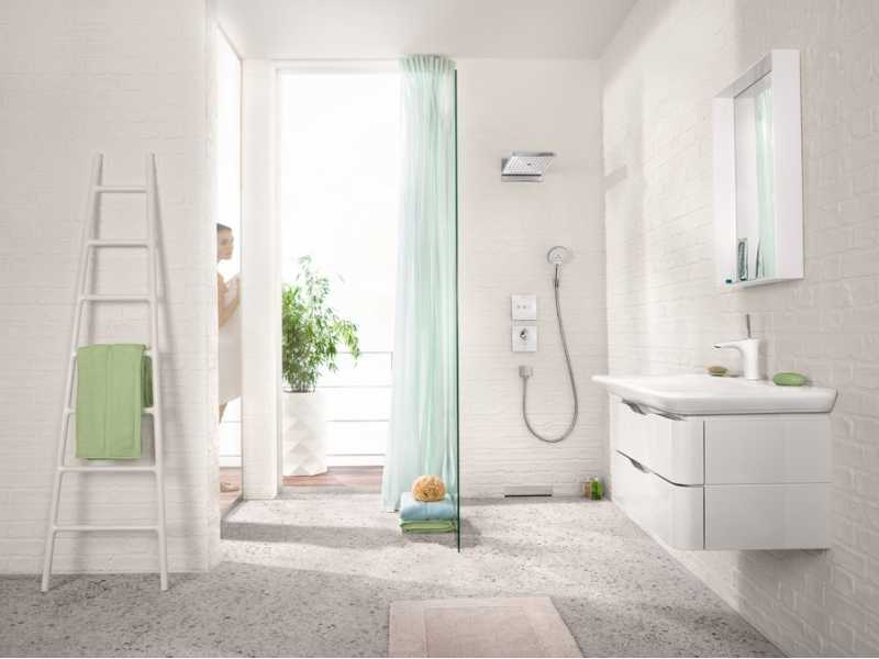 Купить Переключатель потоков Hansgrohe ShowerSelect, белый/хром, 15736400