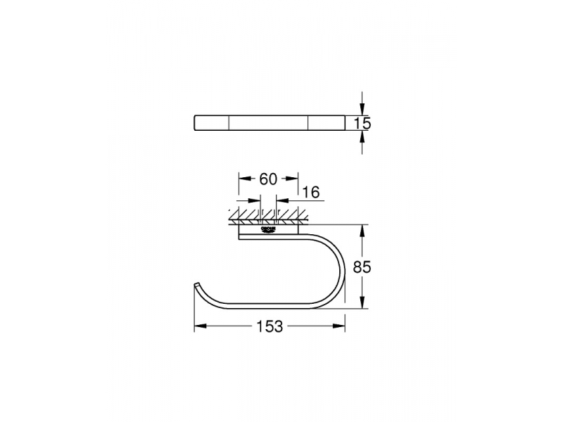 Купить Держатель туалетной бумаги Grohe Selection 41068BE0, никель глянец