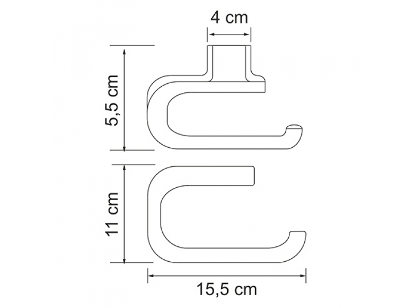 Купить Держатель туалетной бумаги WasserKRAFT Kammel K-8396WHITE