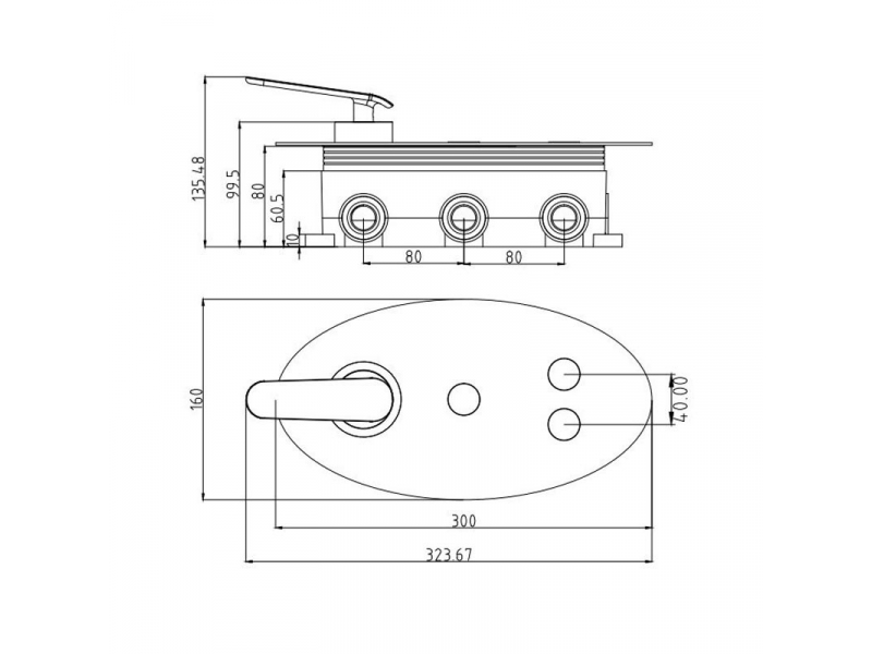 Купить Смеситель Gllon GL-CMB-LO-3