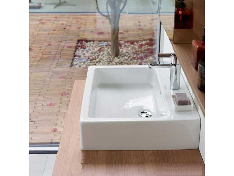 Купить Раковина Duravit Vero 0454600028, 60*46,5 см, без отверстия под смеситель