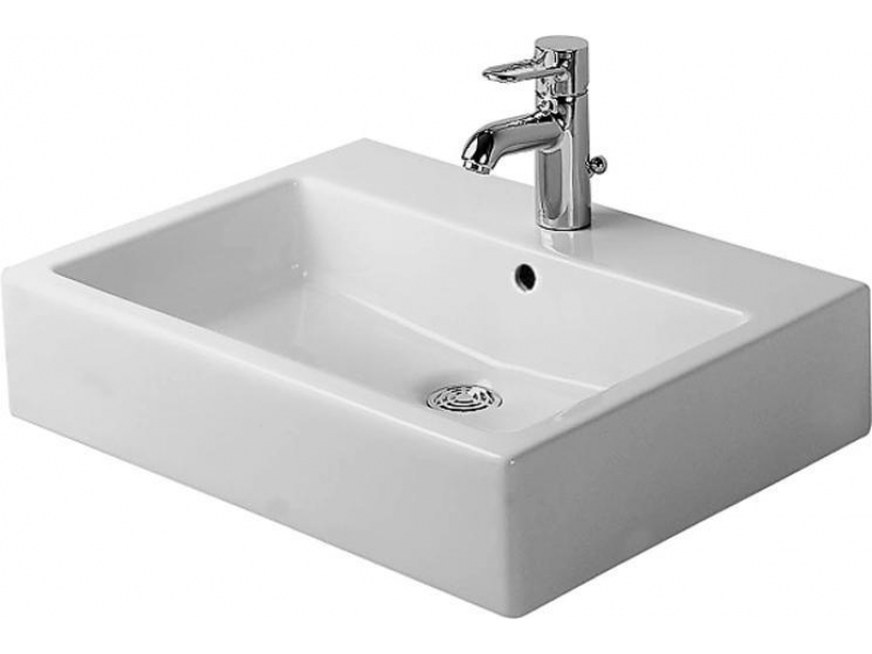 Купить Раковина Duravit Vero 0454600028, 60*46,5 см, без отверстия под смеситель