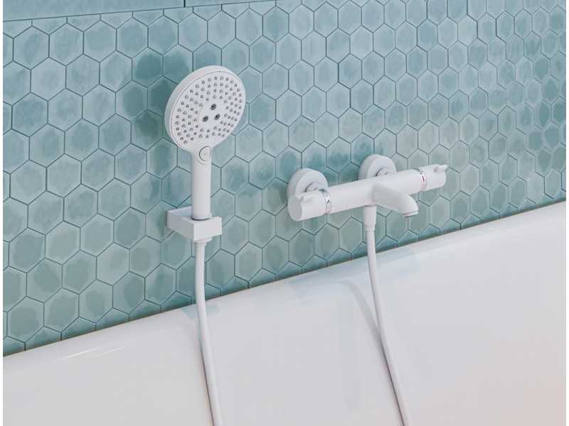 Купить Ручной душ Hansgrohe Raindance Select S EcoSmart 26531700, 12 см, 3 режима, белый матовый