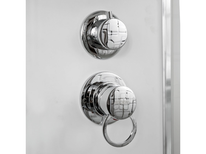 Купить Душевая кабина Deto Em EM2710 N 100 x 100 см, без крыши, с гидромассажем