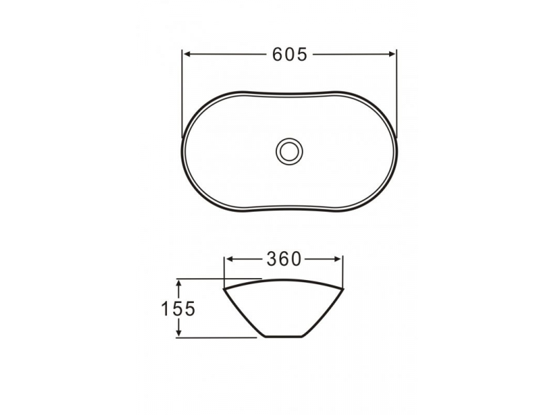 Купить Раковина BelBagno BB1404-H301 накладная 60 х 36 х 15 см, цвет чёрный матовый