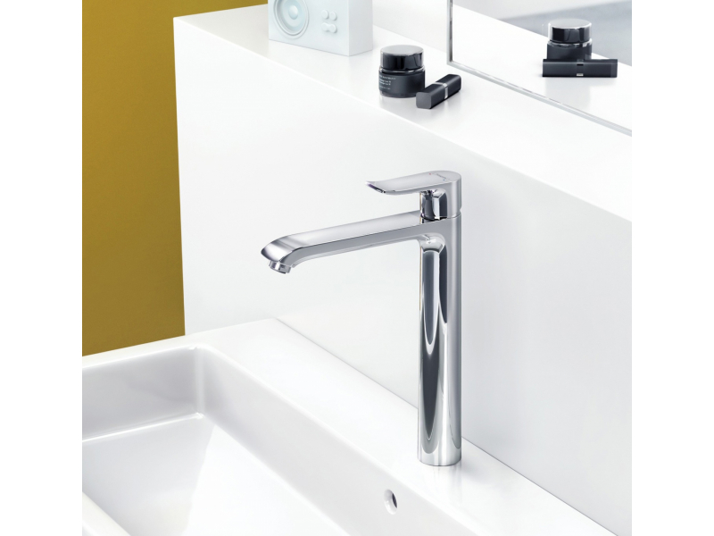 Купить Смеситель для раковины Hansgrohe Metris 31082000, д/к, высокий