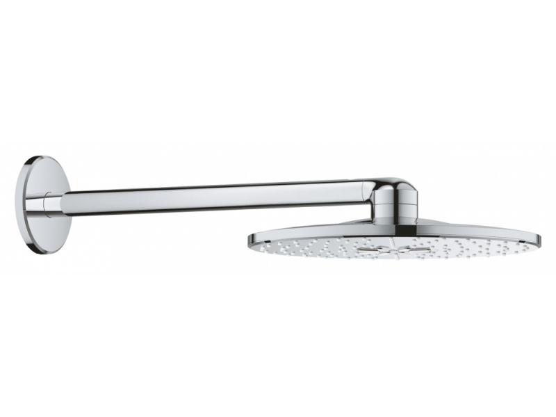 Купить Верхний душ Grohe Rainshower SmartActive 310 26475LS0, 31х31 см, 2 режима струи, с держателем, белый