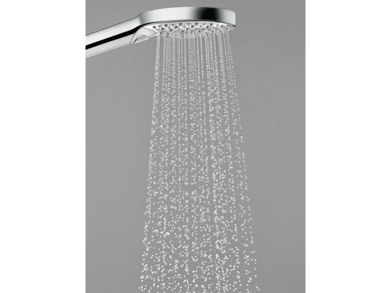 Купить Душевая система Hansgrohe Raindance Select S Showerpipe 240 1jet PowderRain 27633700, белый матовый