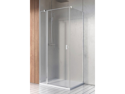 Душевой уголок Radaway Nes KDJ II, 90 x 75 см, левая дверь, стекло прозрачное, профиль хром