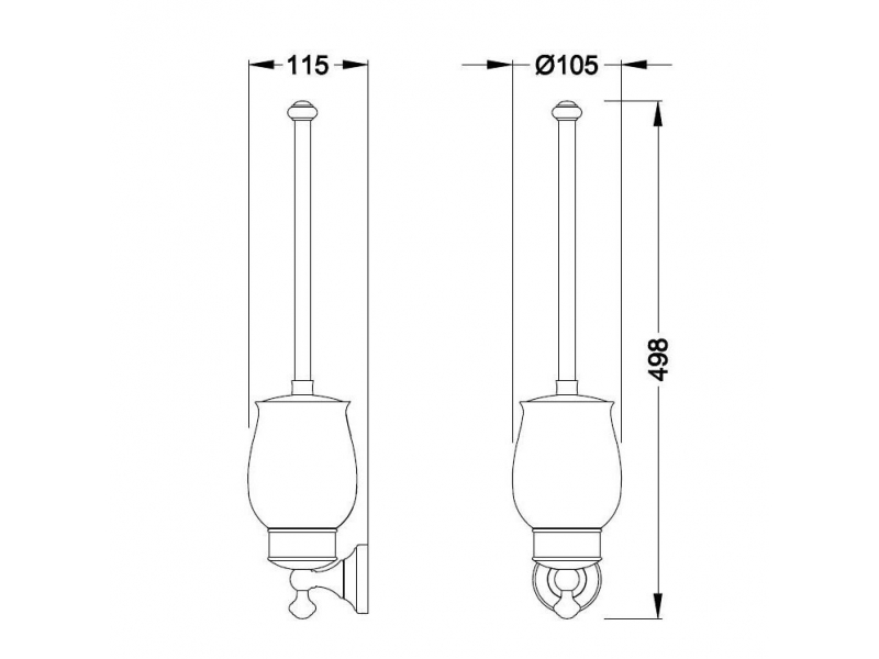 Купить Ершик Schein Saine Chrome 7053031