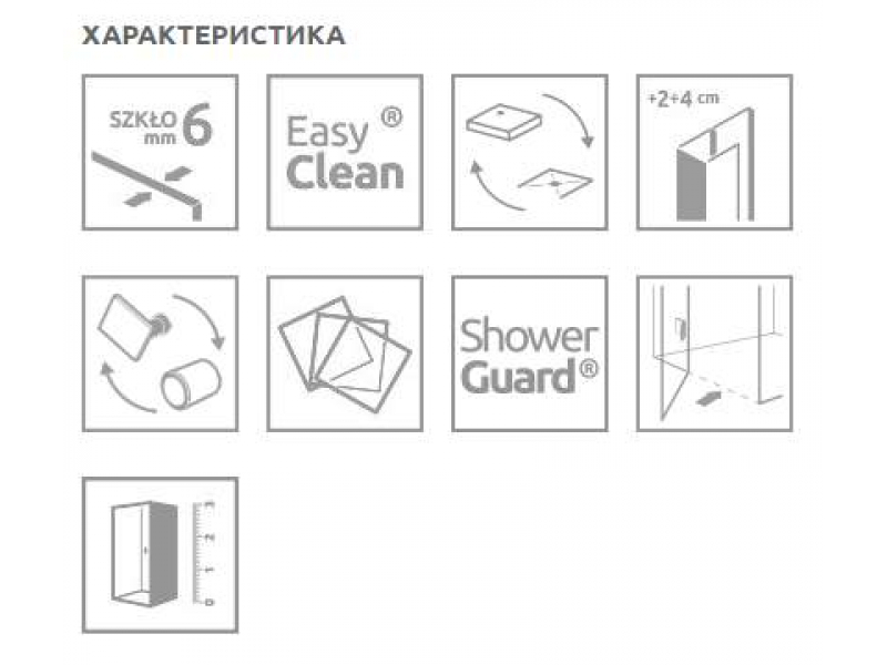 Купить Душевая дверь в нишу Radaway EOS II DWS 120 3799454-01L/R