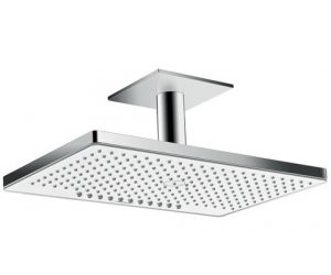 Верхний душ Hansgrohe Rainmaker Select 24012400, 460 x 270 мм, 1 режим струи, с держателем, белый/хром