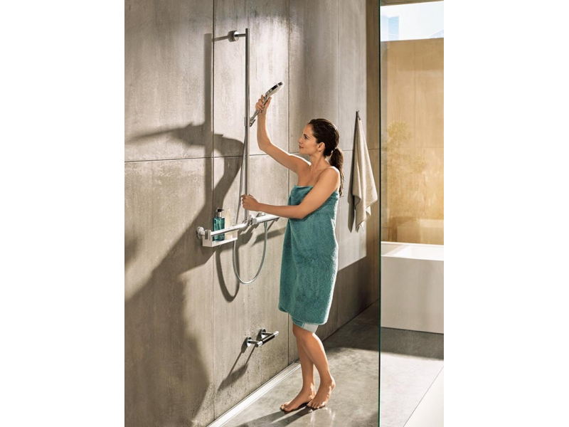 Купить Душевой гарнитур Hansgrohe Raindance Select S 120 3jet 26326400, цвет белый/хром