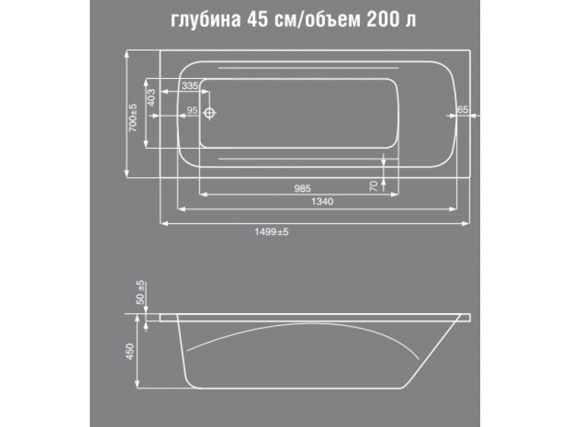 Купить Ванна гидромассажная Jika Clavis Comfort 2324910006711, 150*70 см