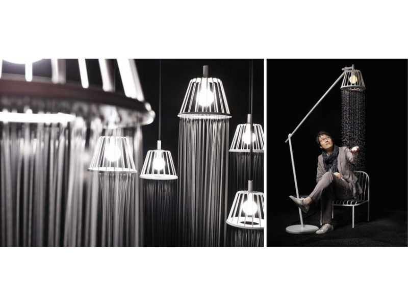 Купить Верхний душ Axor LampShower/Nendo 26032000, 27,5x27,5 см, 1 режим струи, с держателем