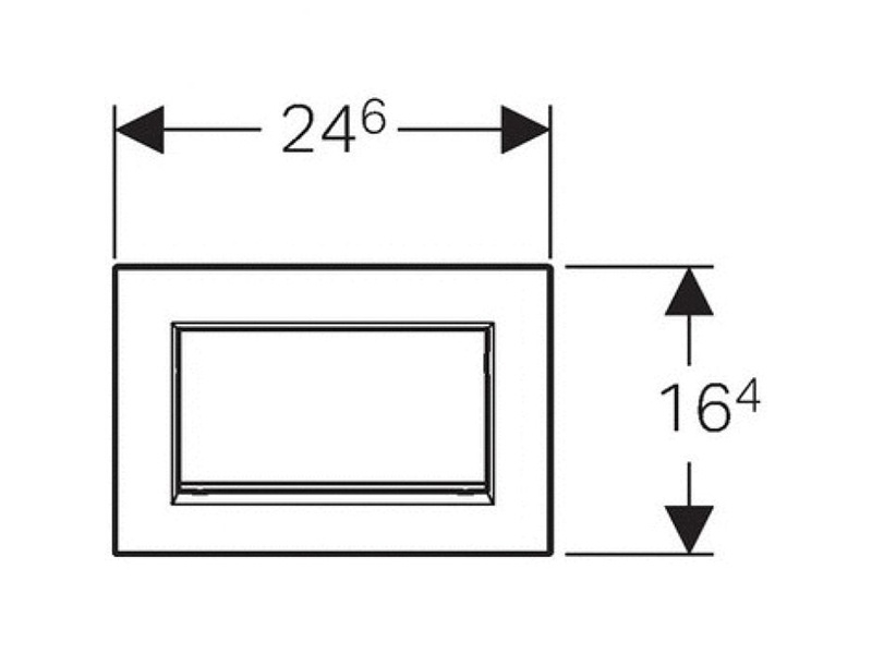 Купить Клавиша Geberit Sigma Type 30 115.893.KJ.1, металл, белый/хром