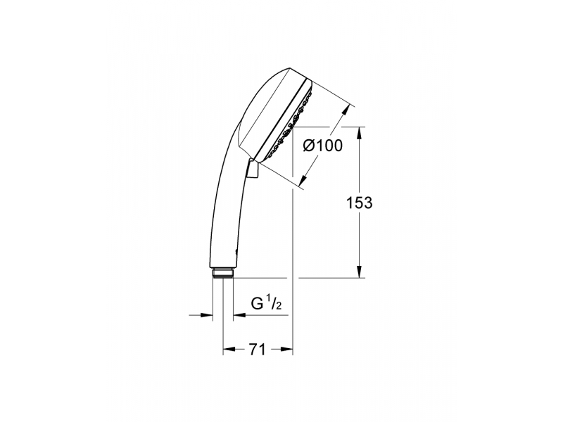 Купить Ручной душ Grohe New Tempesta Cosmopolitan 100 IV 27573002 (27573001)