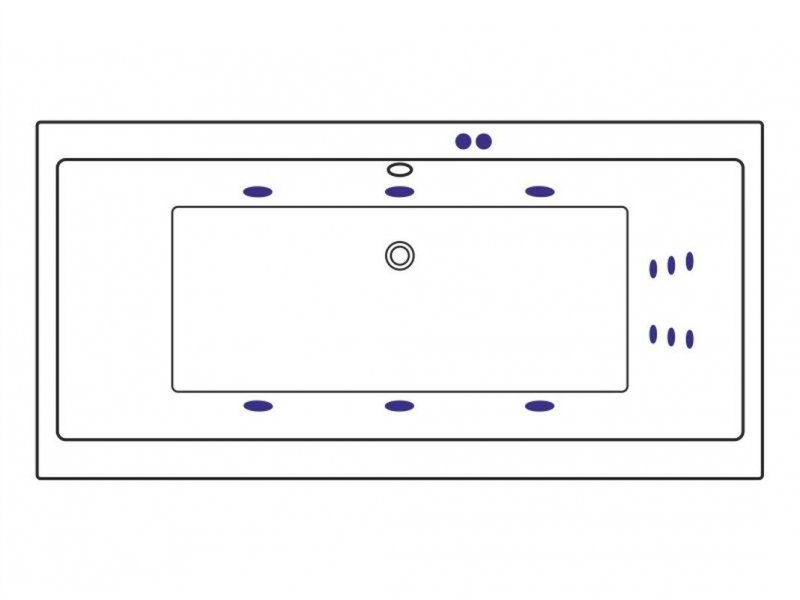 Купить Ванна гидромассажная Excellent Pryzmat LUX 170 x 80 см, LINE, хром, каркас в подарок
