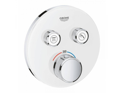 Смеситель для ванны и душа Grohe Grohtherm SmartControl 29151LS0, внешняя часть 2 выхода