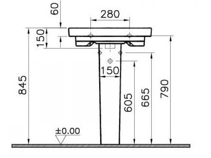 Купить Пьедестал Vitra Nest 5690B003-0156, фарфор, белый