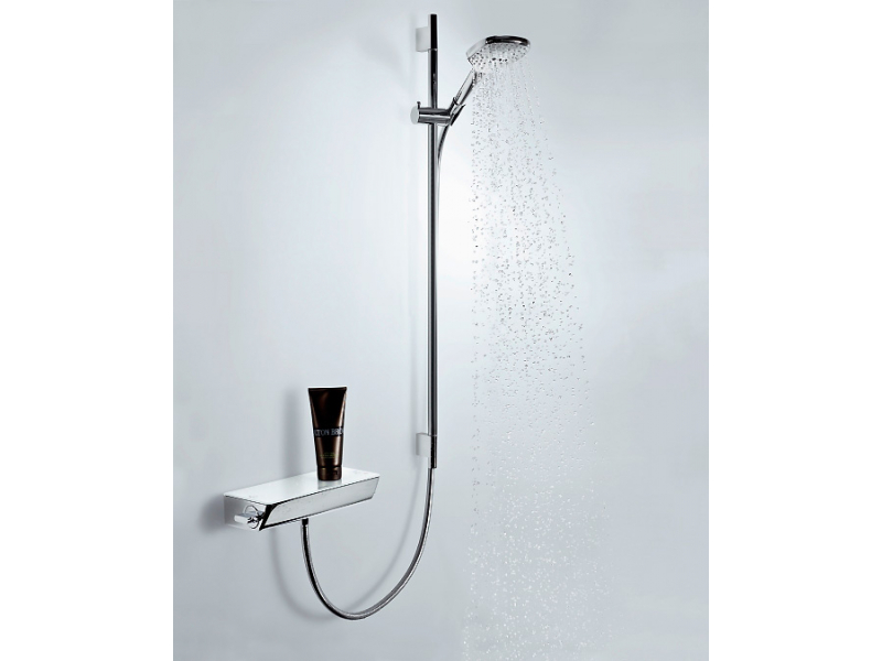 Купить Смеситель Hansgrohe Ecostat Select 13161400 термостатический для душа, белый/хром