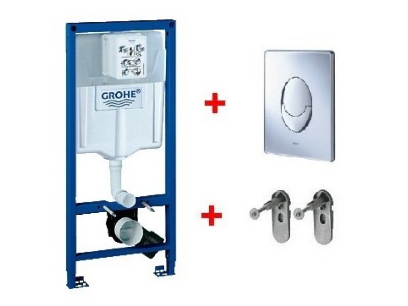 Купить Инсталляция Grohe Rapid SL 38721001 (3 в 1 в сборе) для унитаза