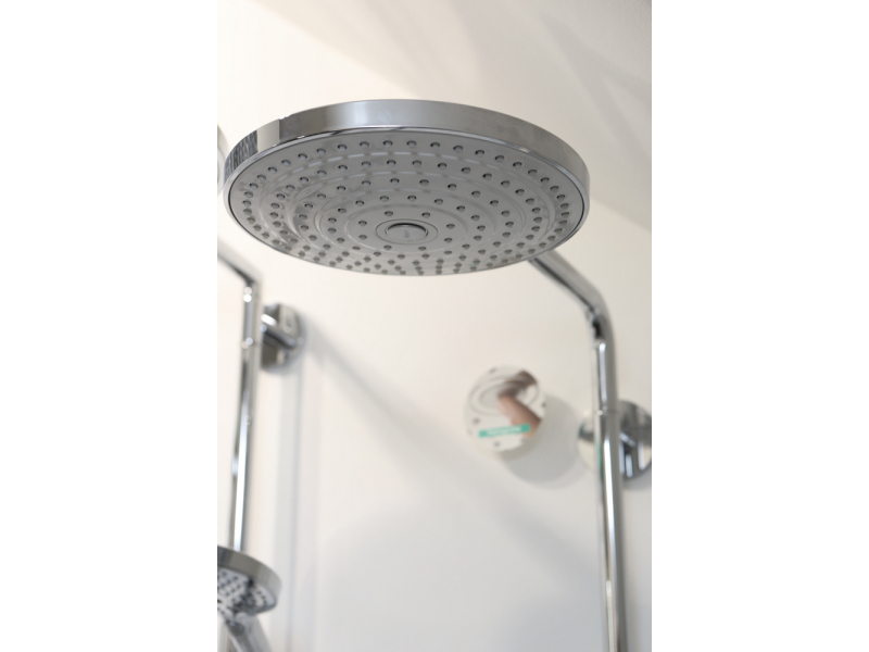 Купить Душевая система Hansgrohe Raindance Select Showerpipe S240 2 jet 27129400, белый/хром