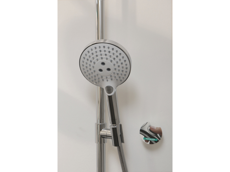 Купить Душевая система Hansgrohe Raindance Select Showerpipe S240 2 jet 27129400, белый/хром