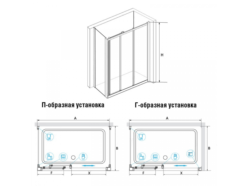 Купить Душевой уголок RGW CL-40, 04094080-11, 80 х 100 x 185 см, дверь раздвижная, стекло прозрачное, хром