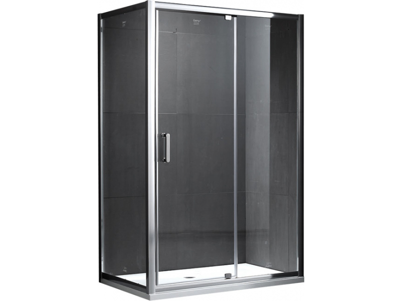 Купить Душевой уголок Gemy Sunny Bay S28131C-A100 (S28191C + A100), 110 х 100 х 190 см, стекло прозрачное
