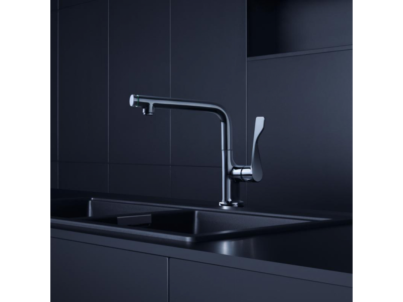 Купить Смеситель для кухни Axor Citterio 39860000 с кнопкой Select start/stop, хром