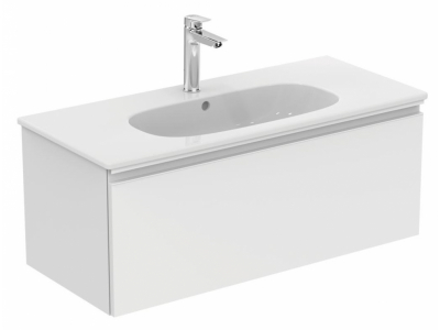 Тумба под раковину Ideal Standard Tesi 100 см, подвесная, белый глянцевый, T0048OV