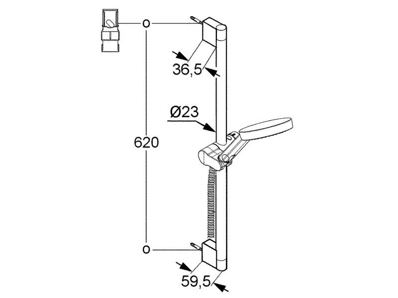 Купить Душевой гарнитур Kludi A-QAb 6573005-00