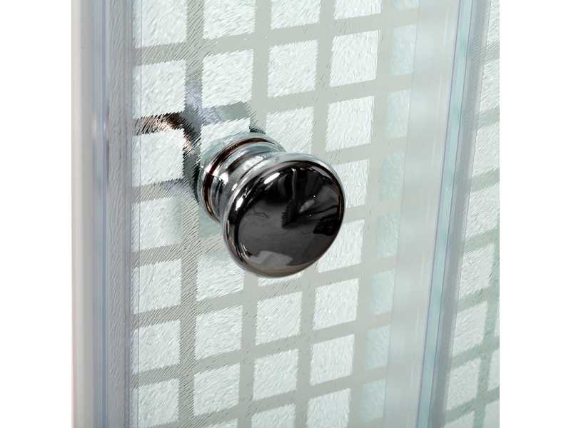 Купить Душевая кабина Deto L 909, 90 x 90 см, с крышей, с гидромассажем и электрикой