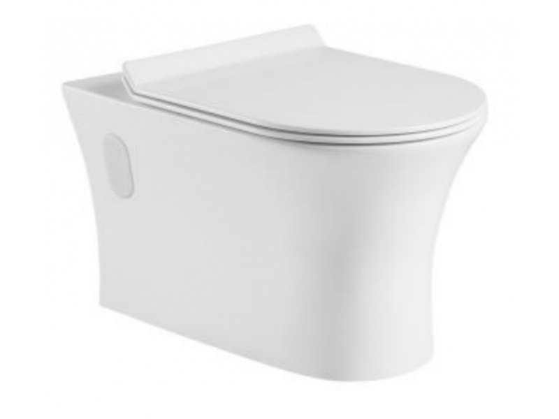 Купить Подвесной унитаз Aquanet Roll-W CL-12249D (210766) Rimless, с сиденьем Soft Close, Slimseat