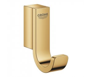 Крючок одинарный Grohe Selection 41039GL0, золото глянец