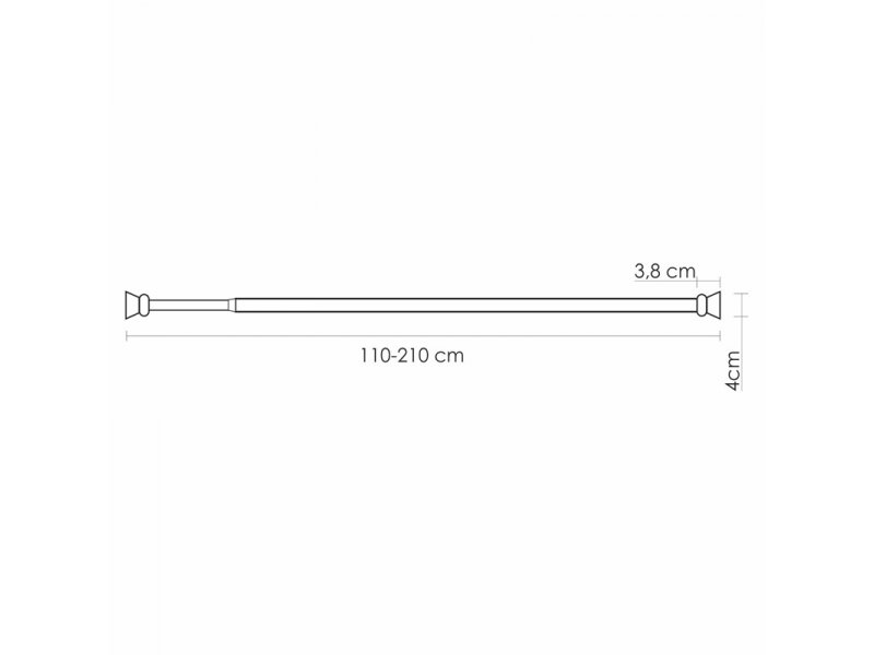 Купить Карниз для ванны WasserKraft Elbe SC-721121